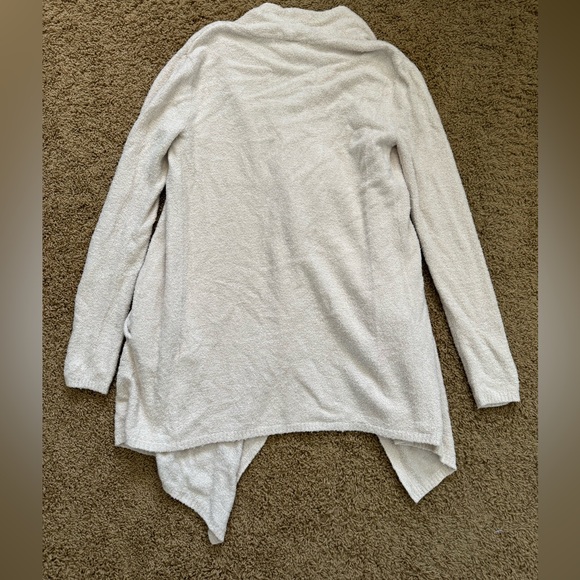 Barefoot Dreams CozyChic Lite Cream Beige Cardigan S/M - Picture 5 of 5
